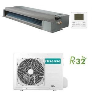 CLIMATIZZATORE  HISENSE INVERTER CANALIZZABILE 12000 BTU ADT35UX4RBL4 R-32 CLASSE A++ CON TELECOMANDO DI SERIE E CABLATO - NOVITÀ