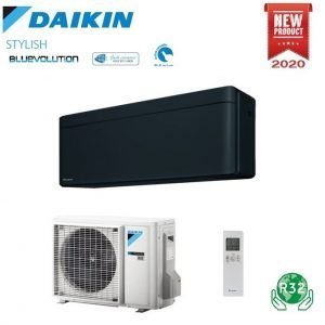 CLIMATIZZATORE DAIKIN BLUE EVOLUTION INVERTER SERIE STYLISH TOTAL BLACK 18000 Btu FTXA50BB R-32 Wi-Fi INTEGRATO Classe A+++ NEW TOTAL BLACK 2020