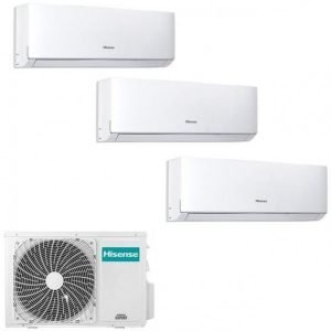 CLIMATIZZATORE  HISENSE TRIAL SPLIT INVERTER SERIE NEW COMFORT 9+12+18 CON 3AMW72U4RFA R-32 WI-FI OPTIONAL 9000+12000+18000 - NEW