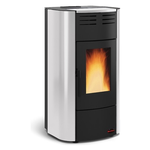STUFA PELLET EXTRAFLAME RAFFAELLA IDRO 2.0 GRIGIO LUCE