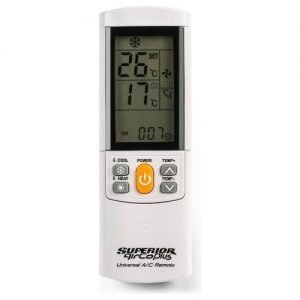 TELECOMANDO CONDIZIONATORE SUPERIOR  AIRCO PLUS PER COMPATIBILE CON TUTTI I MARCHI PIÙ IMPORTANTI