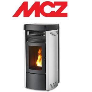 STUFA A PELLET MCZ MUSA HYDROMATIC 24 IN ACCIAIO – 24 KW BIANCA