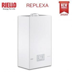 CALDAIA A CONDENSAZIONE RIELLO REPLEXA 25 KIS COMPLETA DI KIT SCARICO FUMI METANO LOW NOX - NOVITA'