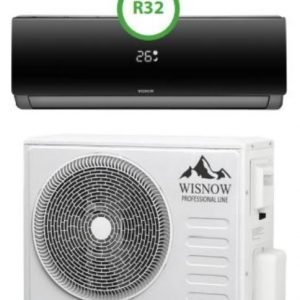CLIMATIZZATORE WISNOW SERIE DESIGN EVO BALCK 12.000 BTU/H A++ WI-FI OPTIONAL NEW